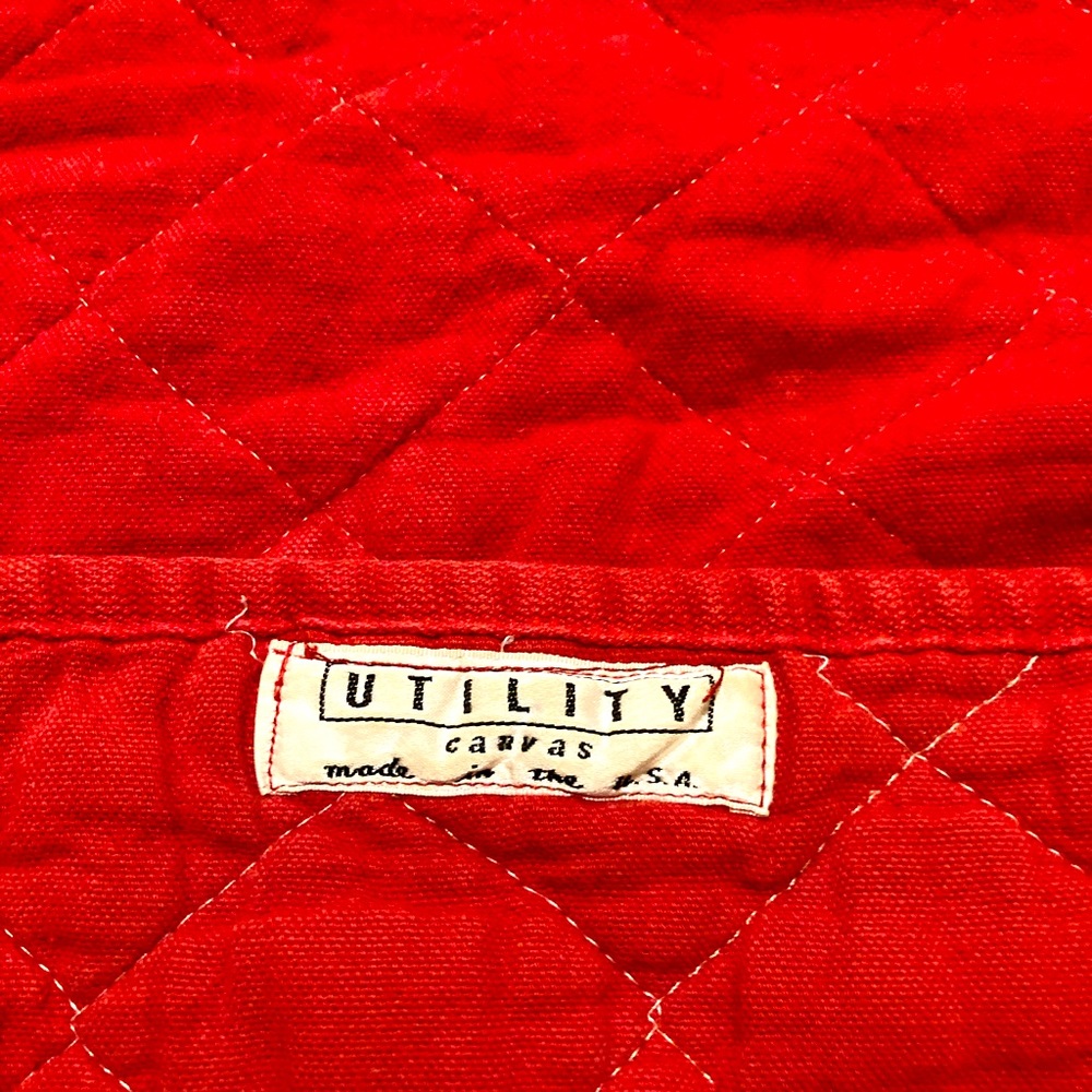Utility canvas throw blanket